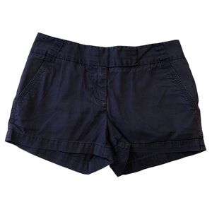 J. Crew Navy Cotton Chino Bermuda Shorts